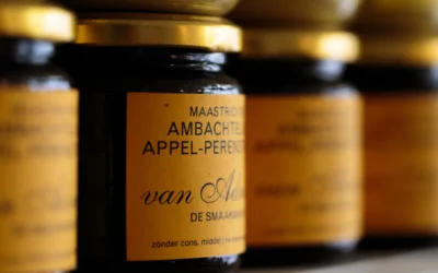 Close of jar of Adriaan Syrup