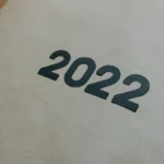 2022 cut out of paper