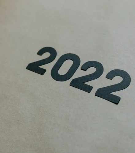 2022 cut out of paper