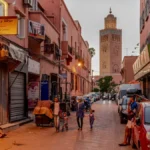 The mosque Koutoubia is the biggest mosque of Marrakesh, in Morocco. The mosque is also known by several other names, such as Jami ’ al-Kutubiyah, the mosque of Kotoubia, the mosque of Kutubiya, the mosque of Kutubiyyin and the mosque of the booksellers. He it is situated in the district of the southwest medina of Marrakesh. He it was finished under the reign of the Caliph Berber almohade Yaqub al-Mansour, and inspired other buildings such as the Giralda of Seville and the Tower Hassan of Rabat.