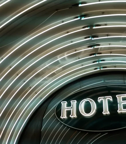 black and white spiral stairs