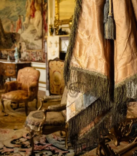 Frills & Furbellows - a detail shot taken at Blenheim Palace, a beautiful stately home in England, once home to former prime minister Sir Winston Churchill.