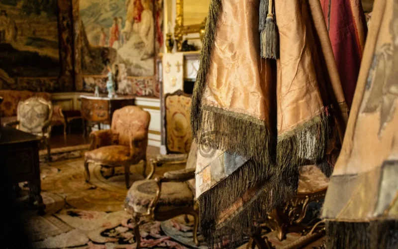 Frills & Furbellows - a detail shot taken at Blenheim Palace, a beautiful stately home in England, once home to former prime minister Sir Winston Churchill.