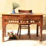 brown wooden desk