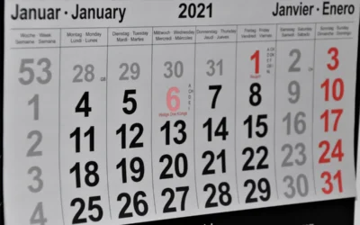 Wall Calendar January 2021, Year 2021 is coming