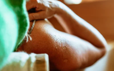 close-up of a person's mouth