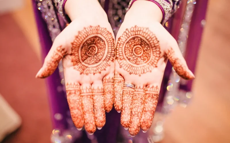Indian Wedding Henna Bride Hands