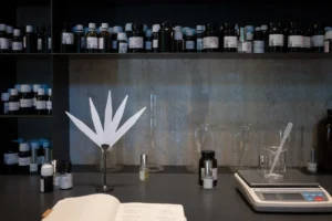 Perfume mixing workbench