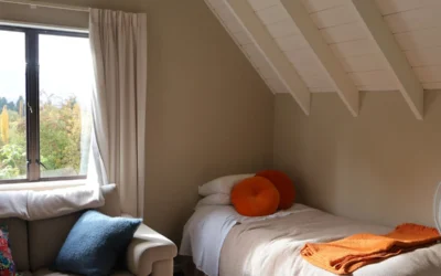 Cozy bedroom with a single bed and window view.