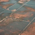 A brick floor